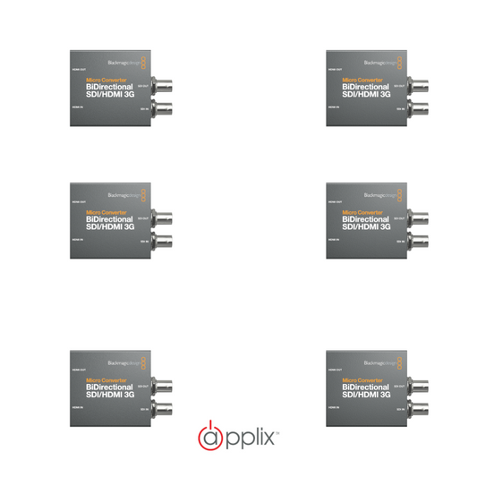 Blackmagic Design Micro Converter Bi-Directional 3G x 6 Bundle product image