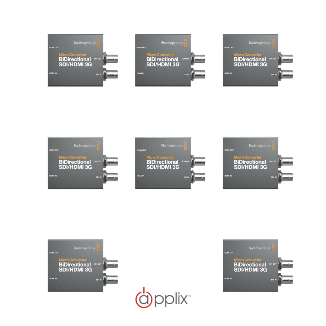 Blackmagic Design Micro Converter Bi-Directional 3G x 8 Bundle product image