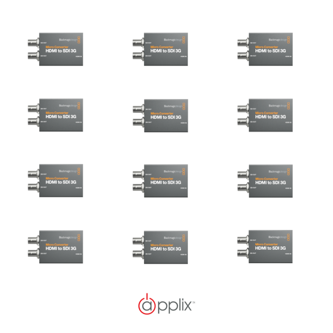 Blackmagic Design Micro Converter HDMI to SDI 3G x 12 Bundle product image