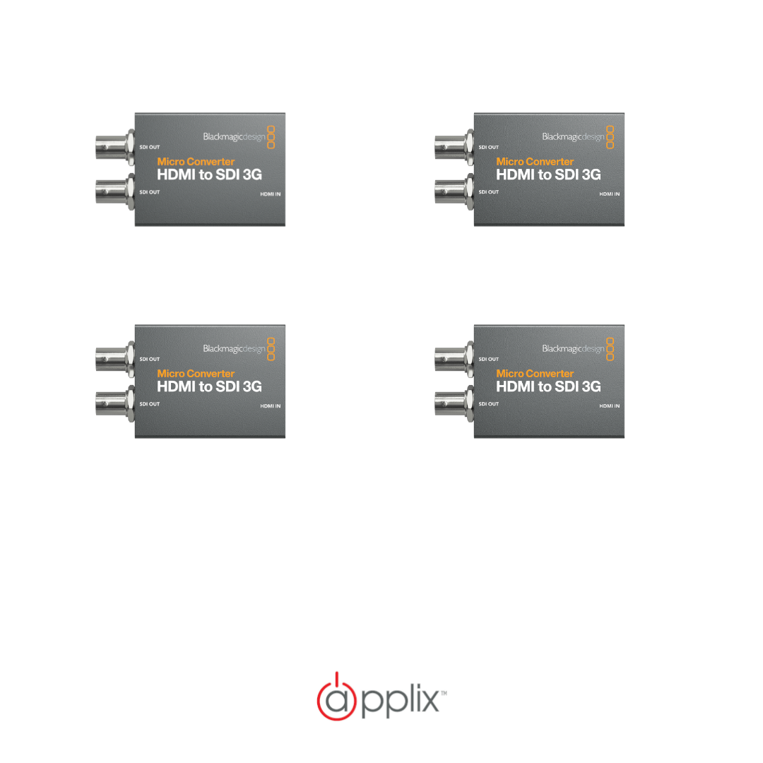 Blackmagic Design Micro Converter HDMI to SDI 3G x 4 Bundle product image