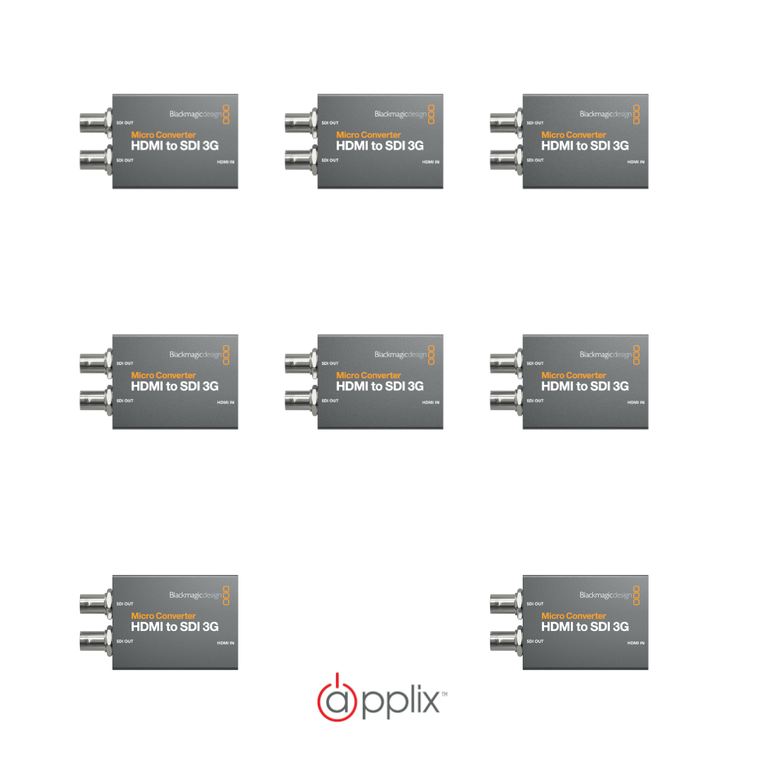 Blackmagic Design Micro Converter HDMI to SDI 3G x 8 Bundle product image