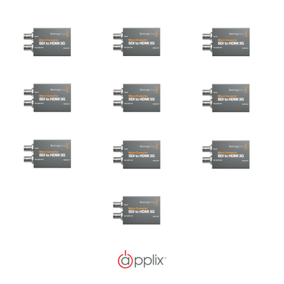 Blackmagic Design Micro Converter SDI to HDMI 3G x 10 Bundle product image