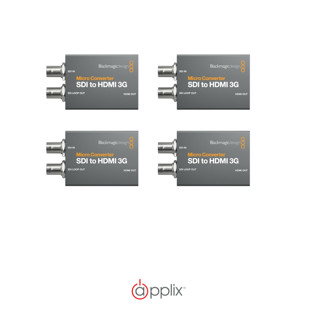 Blackmagic Design Micro Converter SDI to HDMI 3G x 4 Bundle product image