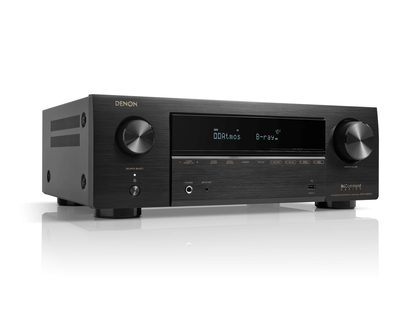 Denon AVR-X1800H 7.2 Channel AV Receiver with HEOS - Denon