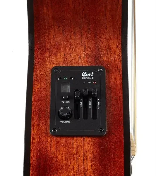 Cort CEC1 OP Electric-Classical Guitar – Open Pore Natural detail image 7