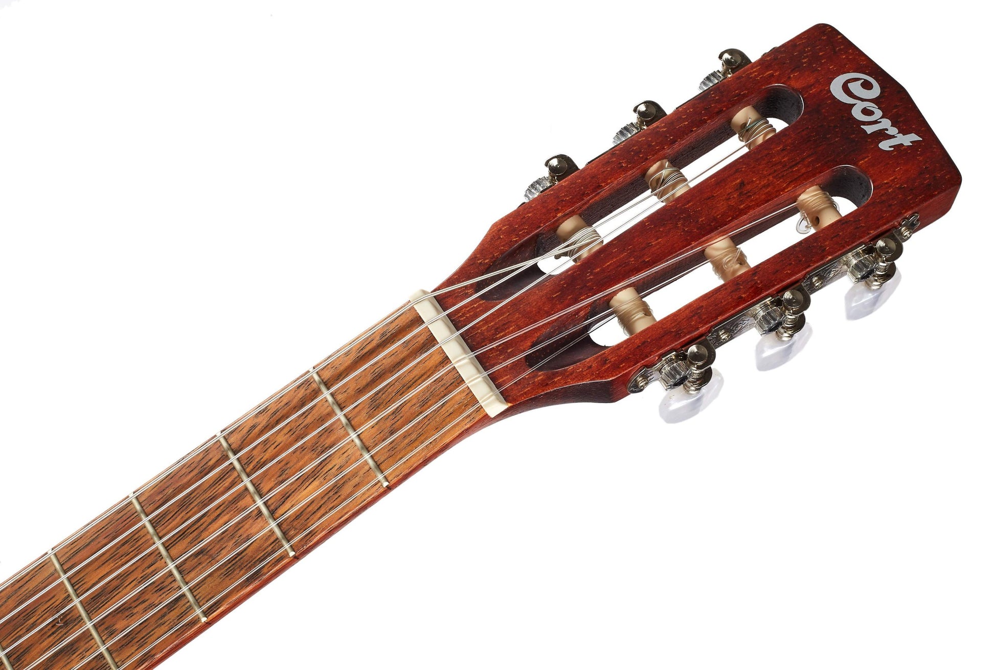 Cort CEC1 OP Electric-Classical Guitar – Open Pore Natural detail image 4
