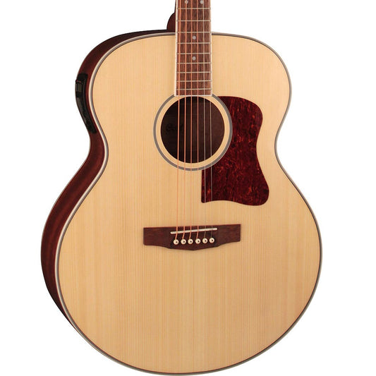 Cort CJ-MEDX Jumbo Acoustic-Electric Guitar – Natural product image