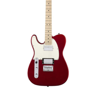 Fender Squier Left Handed Contemporary Tele Electric Guitar HH Dark Metallic Red M/N product image