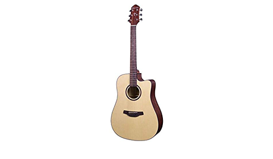 Crafter HD-100CE-OPN Dreadnought Steel String Acoustic Guitar, Satin Natural product image
