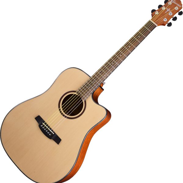 Crafter HD250ce Natural Acoustic guitar detail image 3