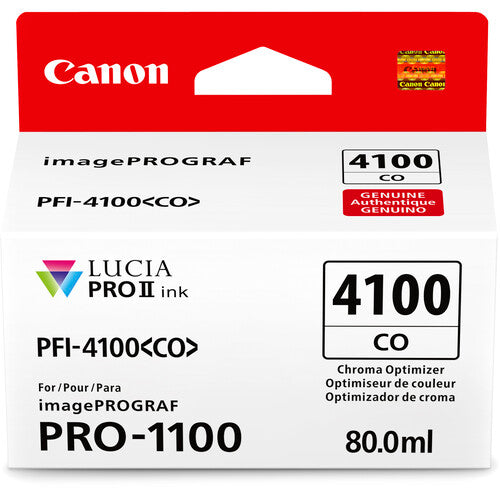 Canon PFI-4100 Chroma Optimizer Pigment Ink Tank (80mL) [for Prograf Pro 1100 Printer] product image 1