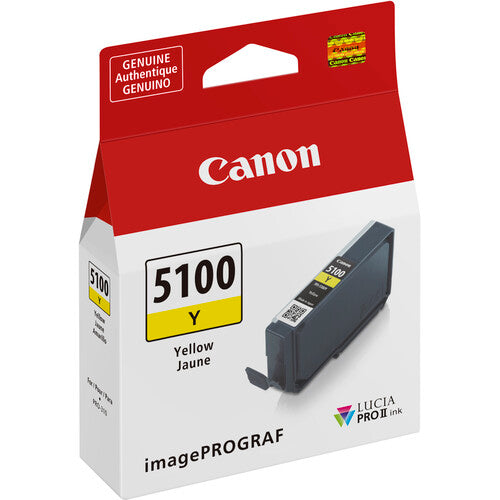 Canon PFI-5100 LUCIA PRO II Yellow Ink Tank (14.4mL) product image 2