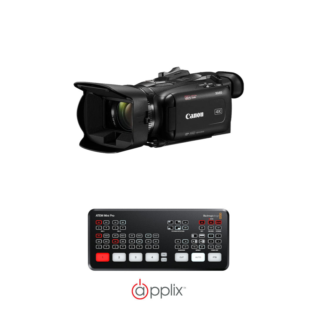 Canon XA60B & Blackmagic Design Atem Mini Pro product image