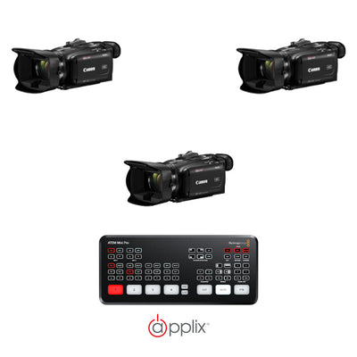 3 Canon XA60B & Blackmagic Design Atem Mini Pro product image