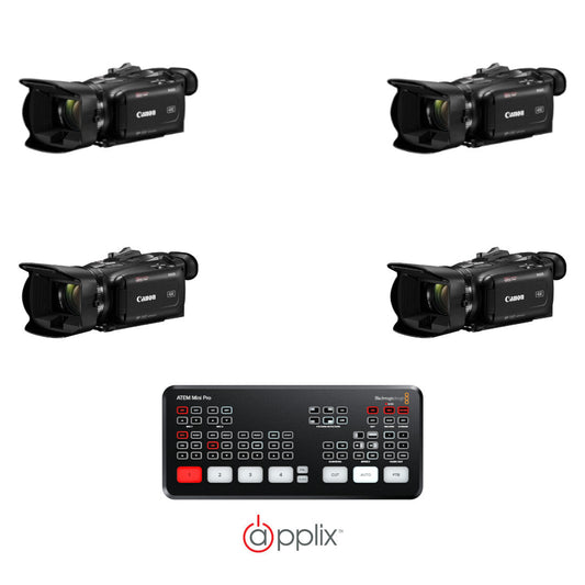 4 Canon XA60B & Blackmagic Design Atem Mini Pro product image