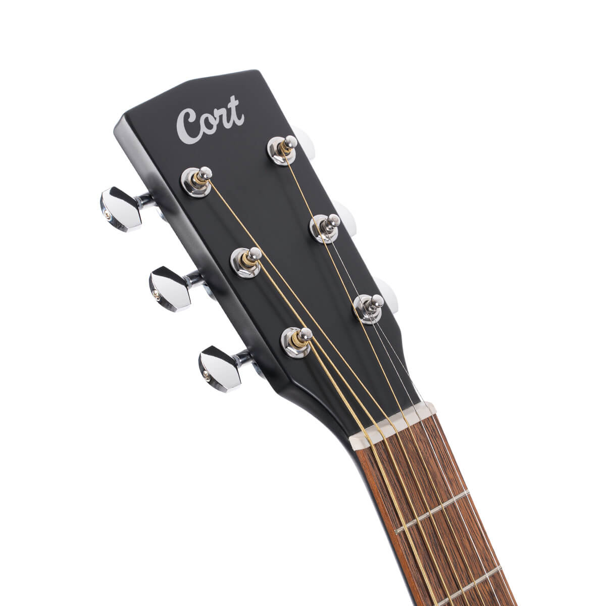 Cort AD810 OP Acoustic Guitar – Black detail image 4