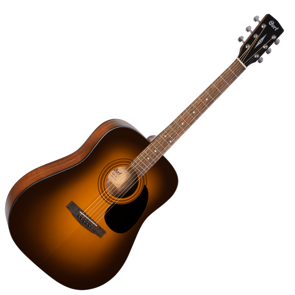 Cort AD810 OP Acoustic Guitar – Satin Sunburst detail image 2