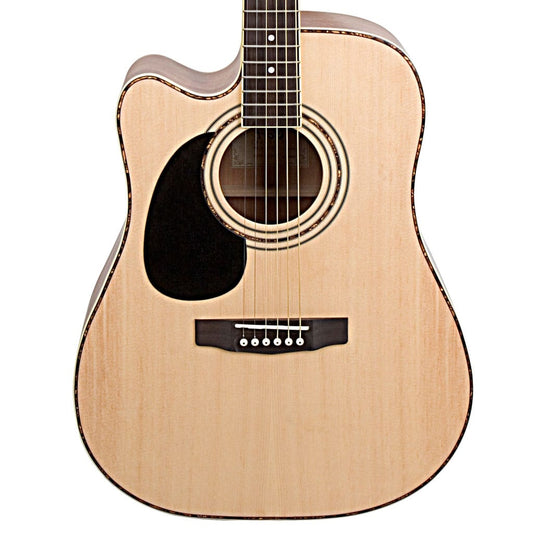 Cort AD880CE Left-Hand Acoustic-Electric Guitar – Natural product image