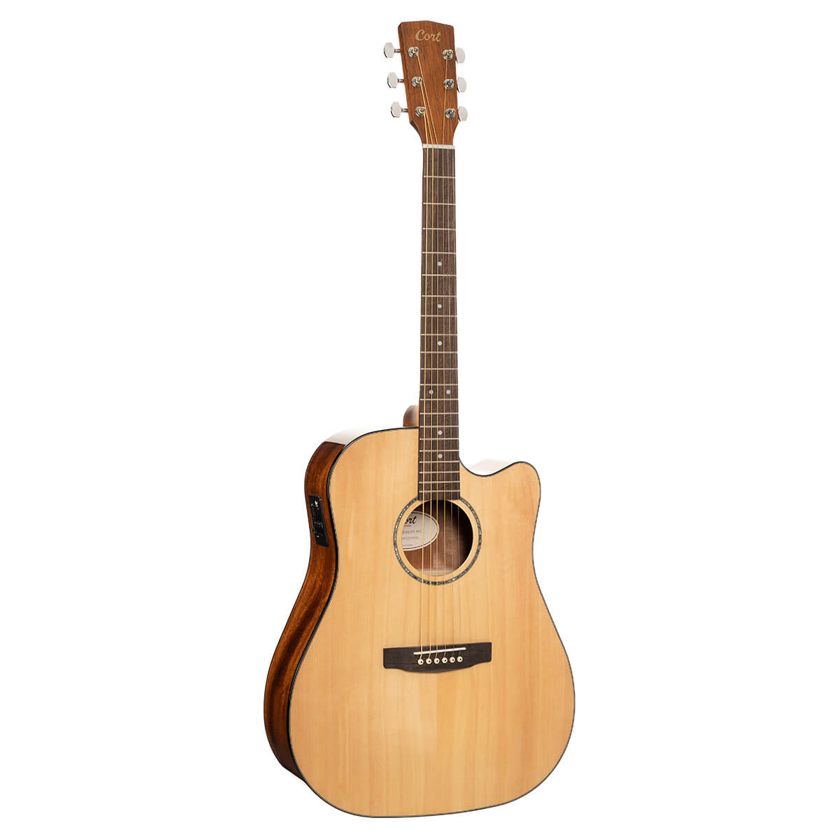 Cort Earth60CE Acoustic-electric Guitar - Natural detail image 2