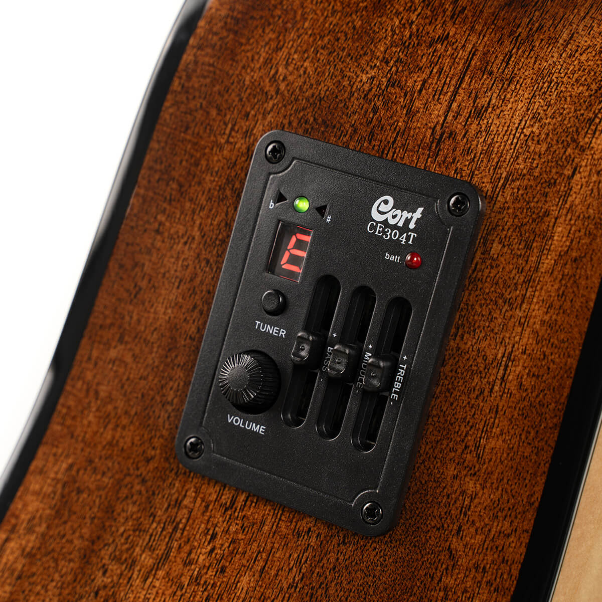 Cort Earth60CE Acoustic-electric Guitar - Natural detail image 4