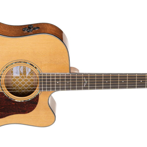 Cort Gold DC-6 Acoustic-electric Guitar - Natural detail image 7