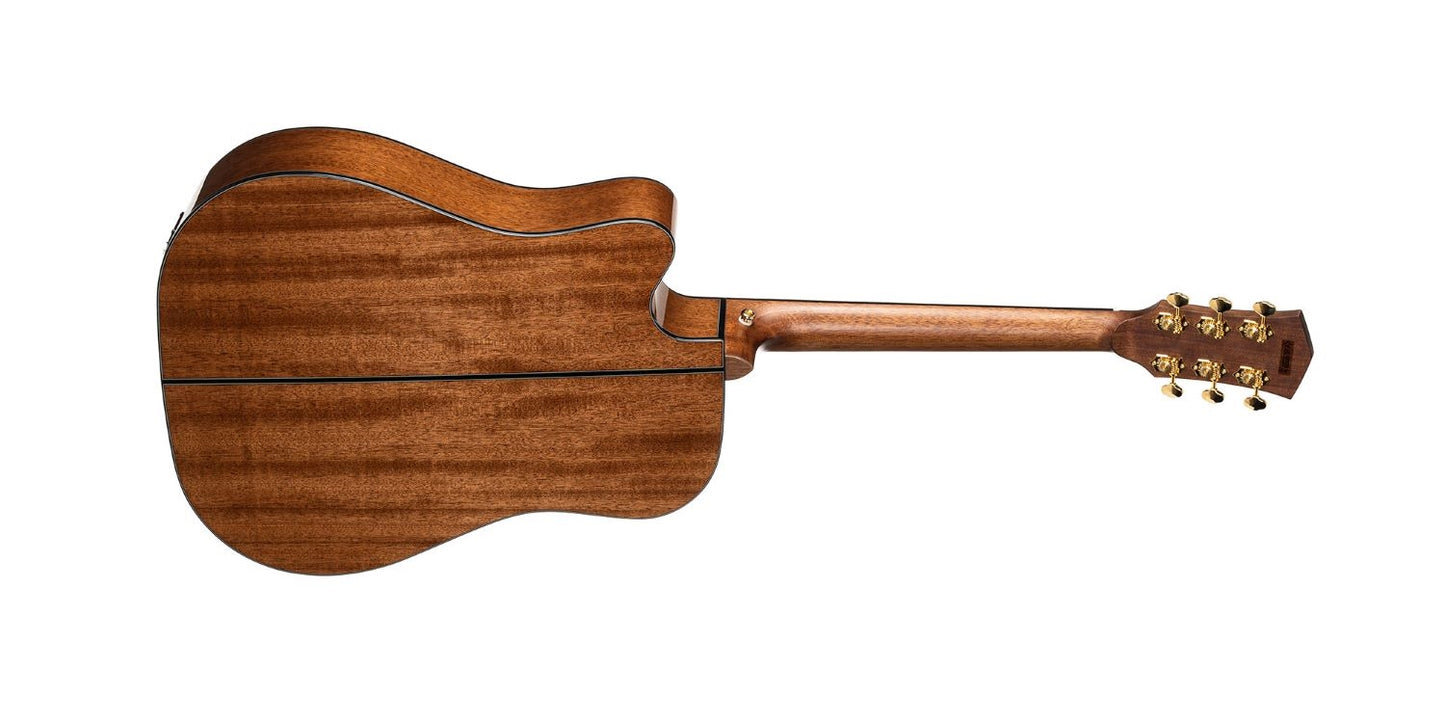 Cort Gold DC-6 Acoustic-electric Guitar - Natural detail image 4