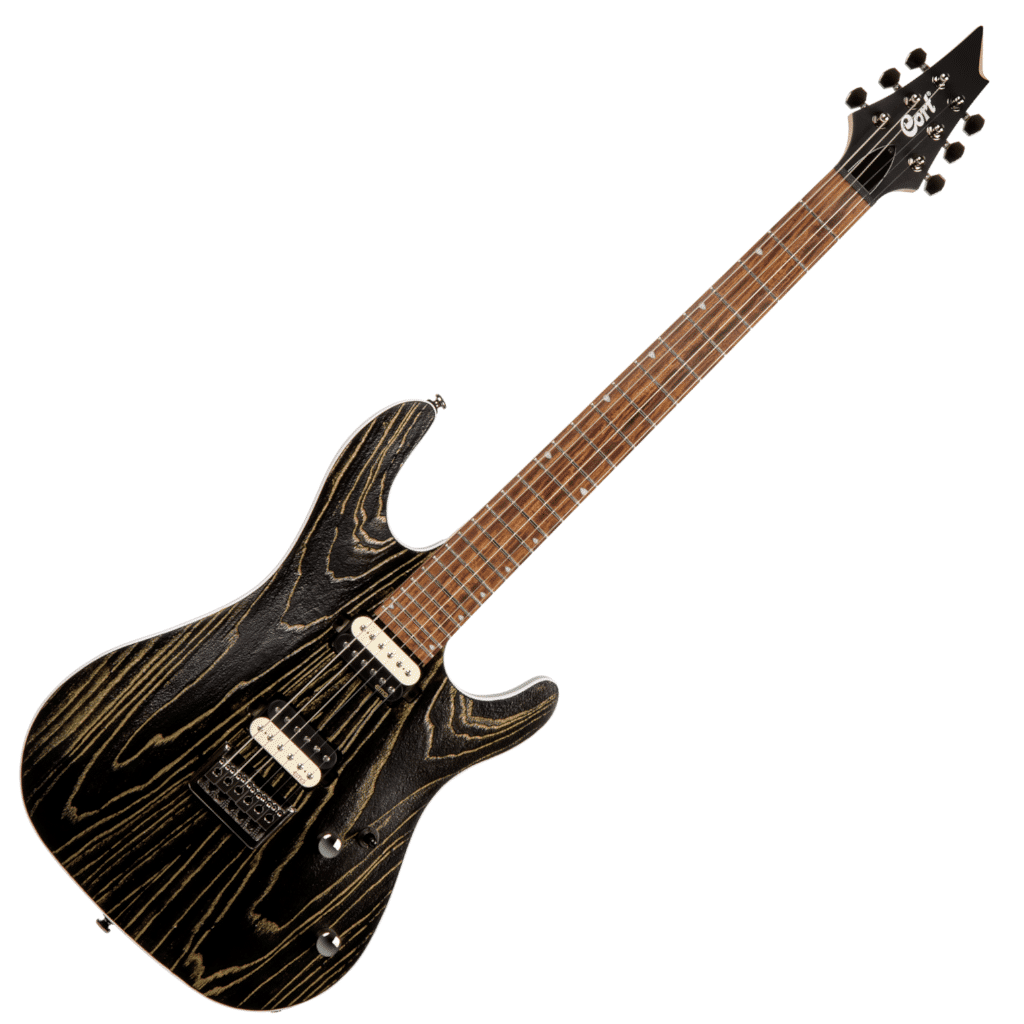 Cort KX300 Etched Electric Guitar - Black Gold detail image 2