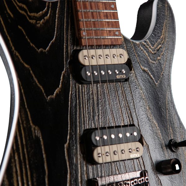 Cort KX300 Etched Electric Guitar - Black Gold detail image 9