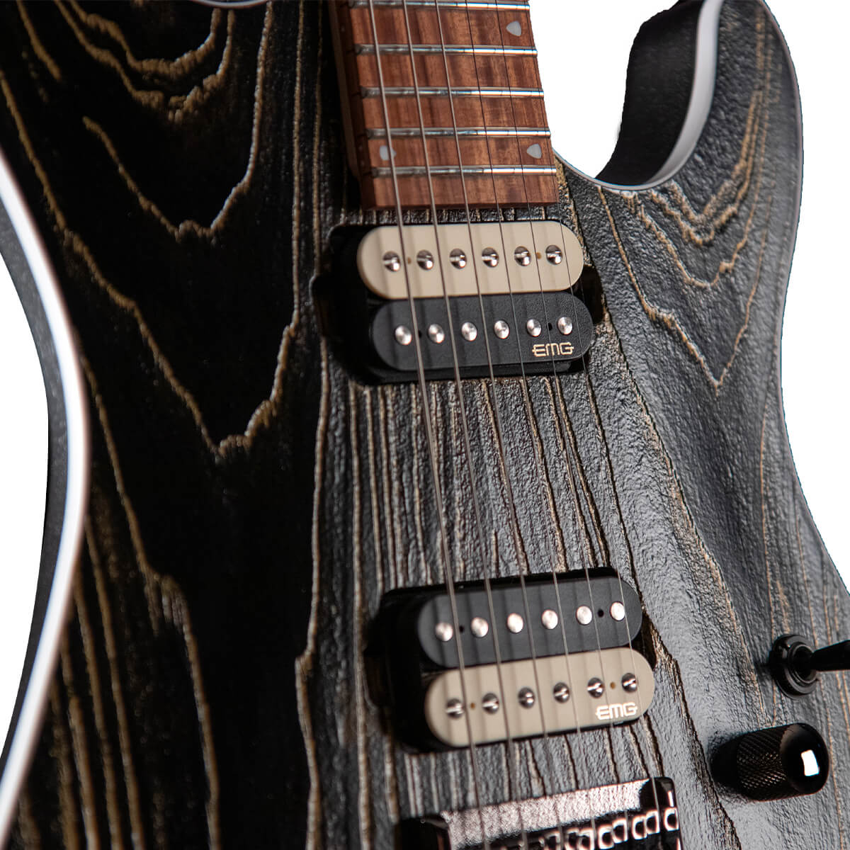 Cort KX300 Etched Electric Guitar - Black Gold detail image 3