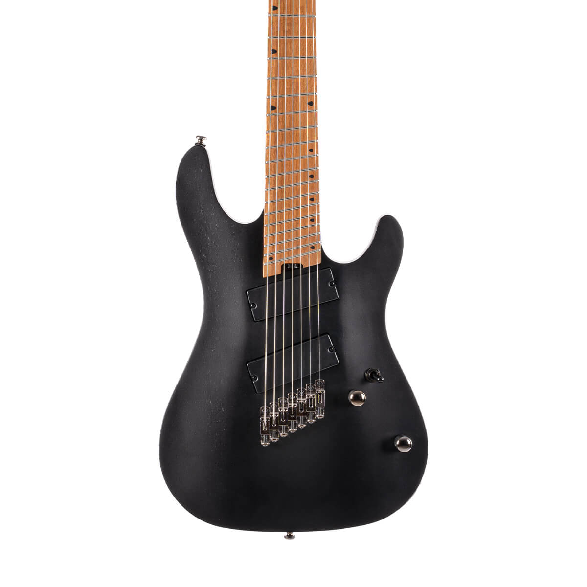 Cort KX307 Multi Scale 7-String Electric Guitar – Open Pore Black product image