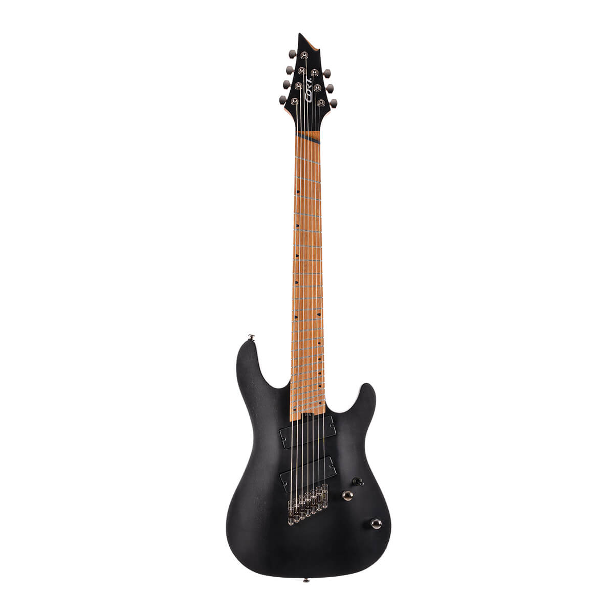 Cort KX307 Multi Scale 7-String Electric Guitar – Open Pore Black detail image 2