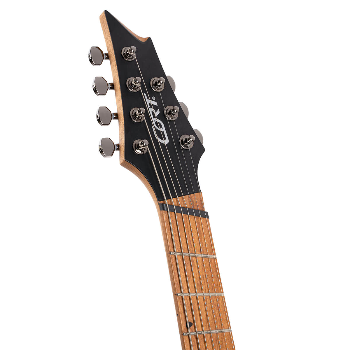 Cort KX307 Multi Scale 7-String Electric Guitar – Open Pore Black detail image 5