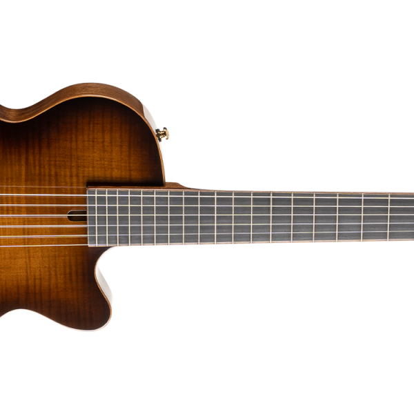 Cort Sunset Nylectric Deluxe Guitar - Tobacco Sunburst detail image 8