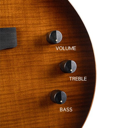 Cort Sunset Nylectric Deluxe Guitar - Tobacco Sunburst detail image 4