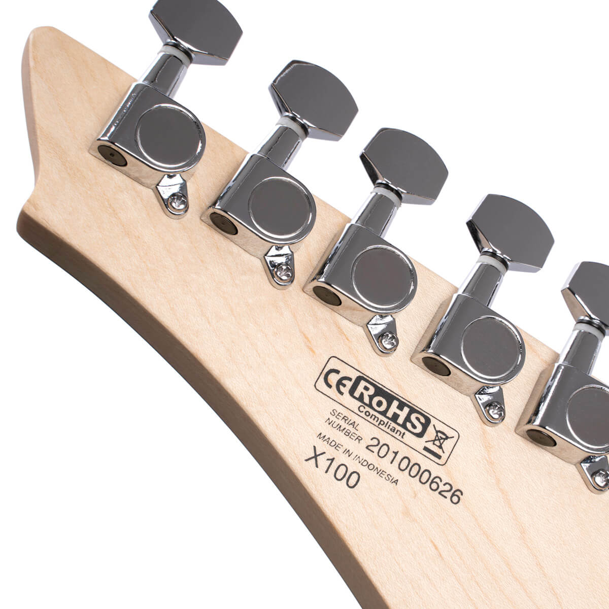 Cort X100 Electric Guitar – Open Pore Black Cherry detail image 8