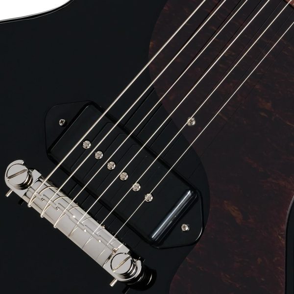 Epiphone Les Paul Junior Double Cut Electric Guitar in Ebony detail image 12