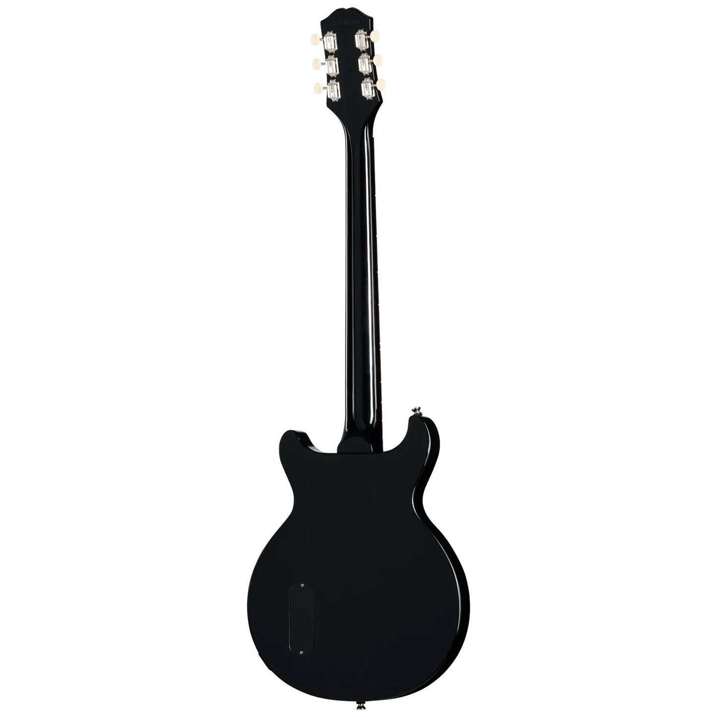 Epiphone Les Paul Junior Double Cut Electric Guitar in Ebony detail image 5