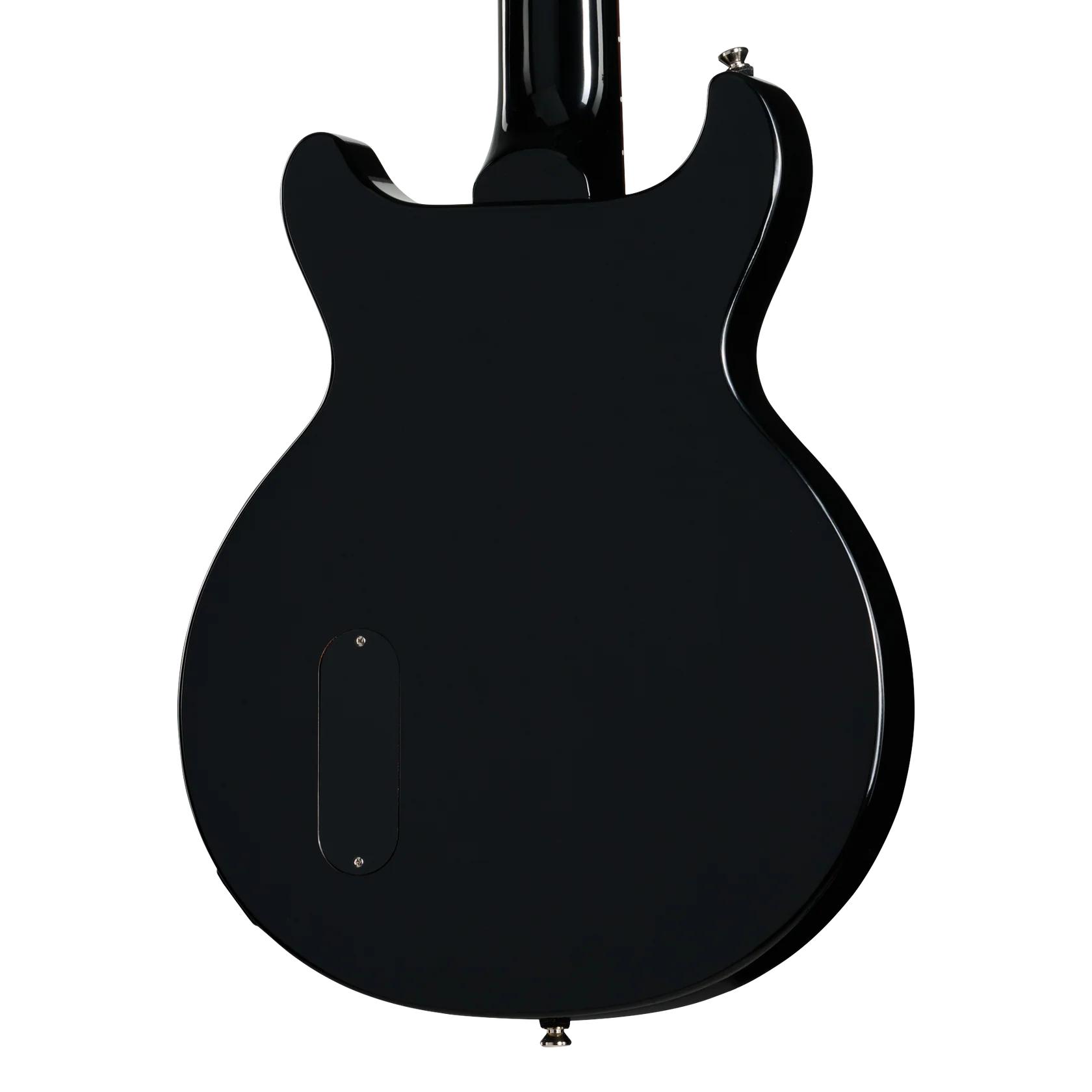 Epiphone Les Paul Junior Double Cut Electric Guitar in Ebony detail image 6