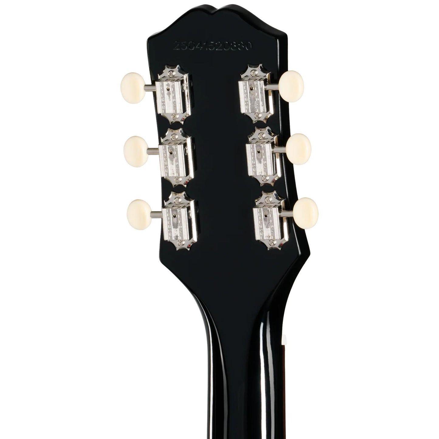 Epiphone Les Paul Junior Double Cut Electric Guitar in Ebony detail image 8