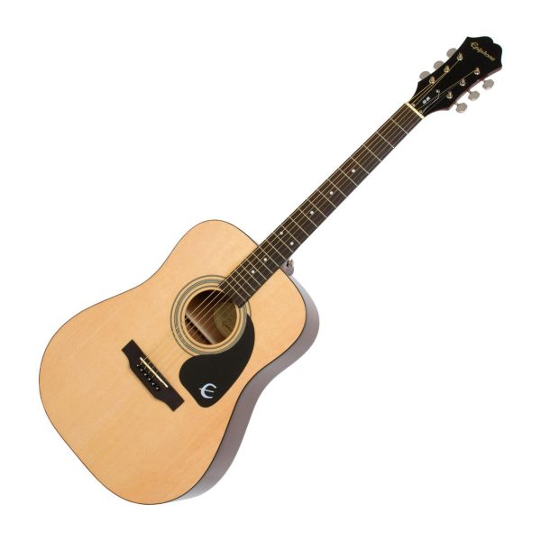 Epiphone DR-100 Dreadnought Acoustic Guitar - Natural detail image 6