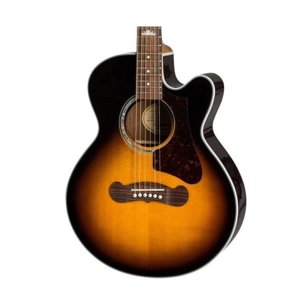 Epiphone J-200 EC Studio Parlor Acoustic-Electric Guitar - VS detail image 6