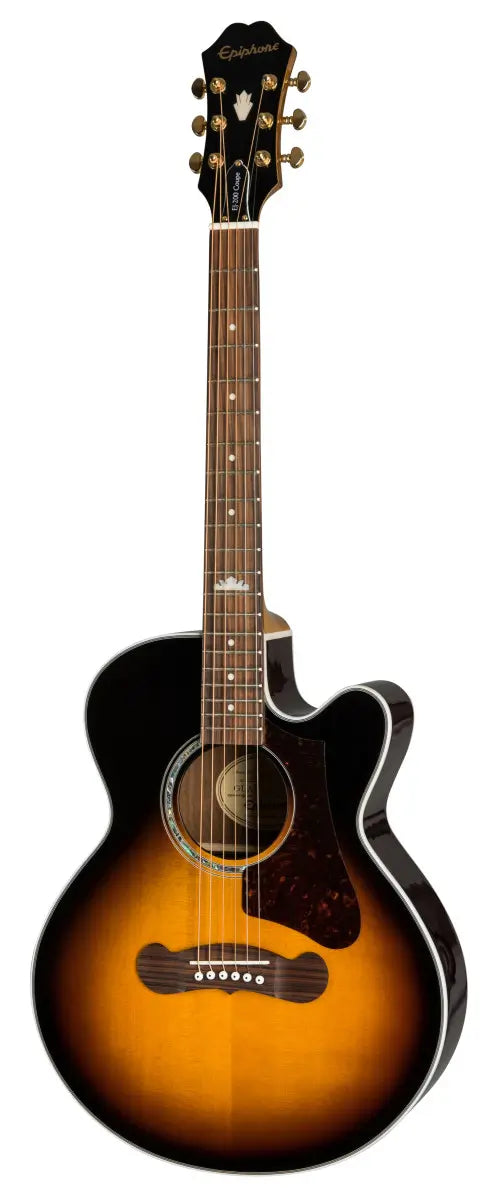 Epiphone J-200 EC Studio Parlor Acoustic-Electric Guitar - VS detail image 2