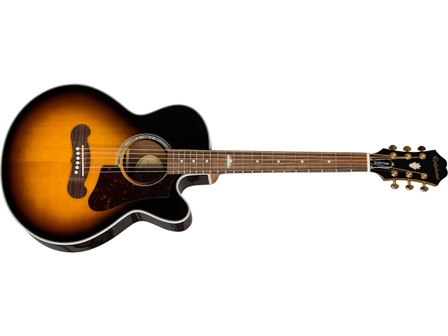 Epiphone J-200 EC Studio Parlor Acoustic-Electric Guitar - VS detail image 4