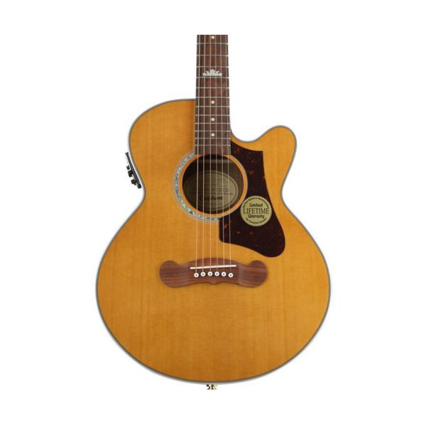 Epiphone EJ-200EC Studio Acoustic Guitar - Vintage Natural detail image 7