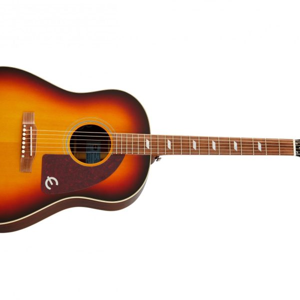 Epiphone Masterbilt Texan Acoustic-Electric Guitar - Faded Cherry Aged Gloss detail image 7