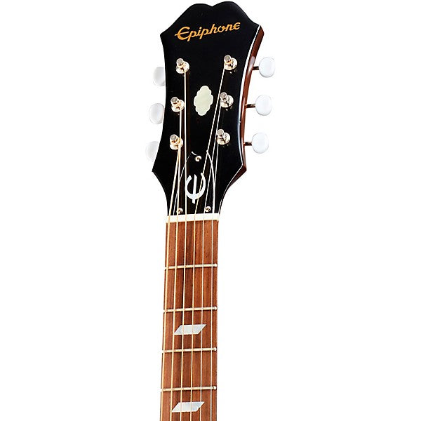 Epiphone Masterbilt Texan Acoustic-Electric Guitar - Faded Cherry Aged Gloss detail image 5