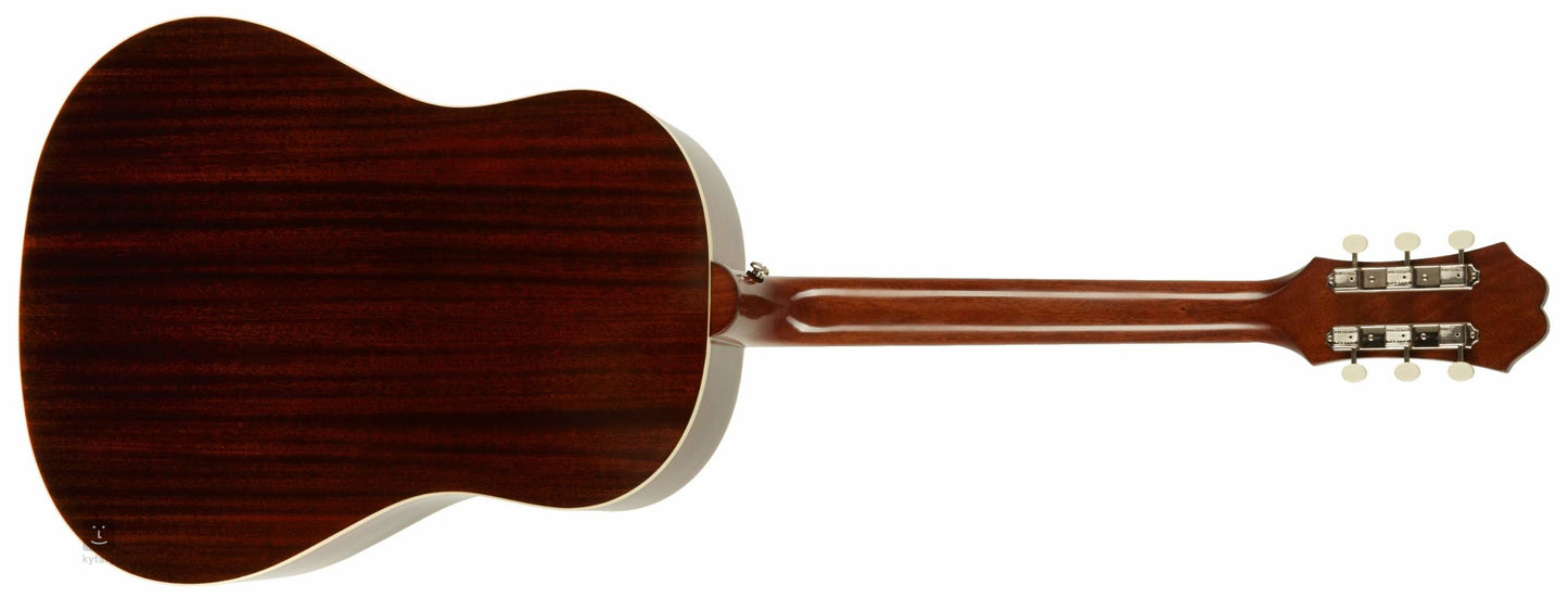 Epiphone Masterbilt Texan Acoustic-Electric Guitar - Faded Cherry Aged Gloss detail image 3