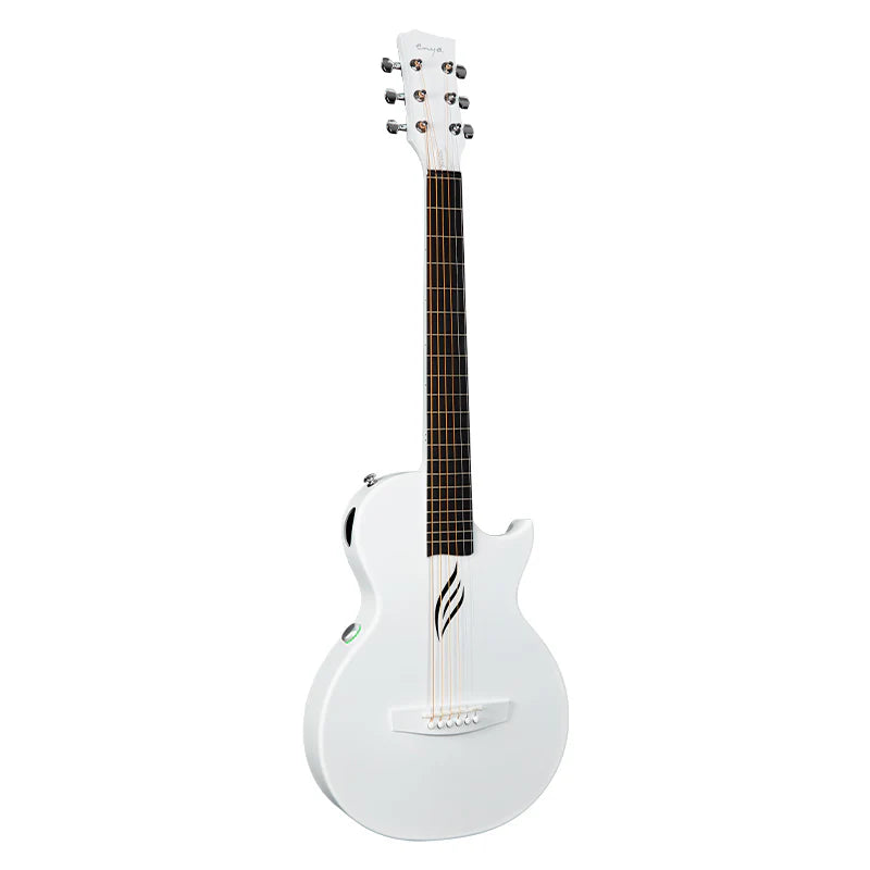 Enya Nova Go SP1 Carbon Fibre Electro-Acoustic Guitar - White detail image 2