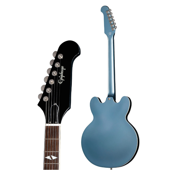 Epiphone Dave Grohl DG-335 Semi-hollowbody Electric Guitar - Pelham Blue detail image 4
