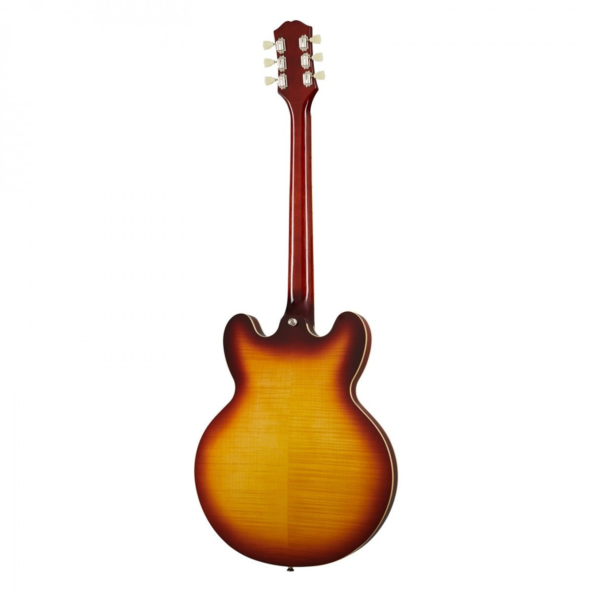 Epiphone ES-335 Figured Semi-hollowbody Electric Guitar - Raspberry Tea Burst detail image 3